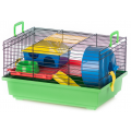 Клетка InterZoo G-013 TEDDY COLOR + PL (360х240х210мм) для грызунов прут цветной
