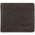 Портмоне Zippo, коричневый, натуральная кожа, 11×1,2×10 см 2005116
