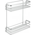 Полка для ванной 2-х ярусная VIVA, 26*10*30 см, Polytherm, Metaltex