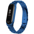 Ремешок для браслетов Bakeey для Xiaomi Mi Band 3/4 нержавеющая сталь, синий
