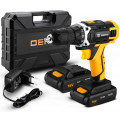Аккумуляторная дрель 16В + набор 63 инструментов в кейсе Deko DKCD16FU-Li 1.5Ahx2 63 tools + case