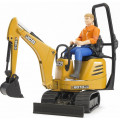 Bruder Мини экскаватор JCB 8010 CTS и рабочий 62-002