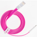 Кабель Prolike магнитный USB Micro 5 pin AM-BM 1,2 м, розовый