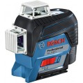 Уровень Bosch GLL 3-80C+BT 150+вкладк (0.601.063.R01) 30м с приемником: 120м ±0.2мм/м <4с 4° 360°