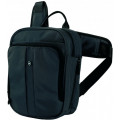 Сумка Victorinox Deluxe Travel Companion, с наплечными ремнями, черная, 21x10x27 см, 6л, 31174201