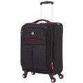 Чемодан WENGER AROSA, черный, полиэстер 750x750D добби, 59,7 x 20 x 40,6 см, 48 л, WGR6593201165