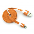 Кабель Lightning to USB 1,2m NOODLE Dream оранжевый (плоский ) Кабель Lightning to USB 1,2m NOODLE Dream оранжевый (плоский )