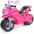 Racer RZ 1- каталка-мотоцикл беговел с музыкой, розовый
