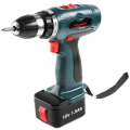 Дрель аккумуляторная Hammer ACD120C PREMIUM 12.0В 2x1.5Ач NiCd 0-350/0-1200об/мин 18/30Нм зар. 1ч, в кейсе