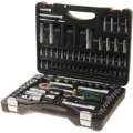 Набор головок ROCK FORCE RF-41082-7 торцевых и вставок 1/2'' & 1/4''dr 6-гранных s/l 108пр. /1/3