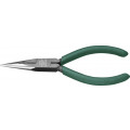 Тонкогубцы KRAFTOOL "KRAFT-MINI", обливные рукоятки, CrV сталь, 140мм