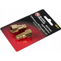 Фитинг Quattro Element 771-121 соединение папа EURO - мама резьба 1/4'' 2шт