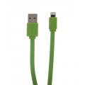 Дата-кабель Red Line USB - 8 - pin для Apple, зеленый Дата-кабель Red Line USB - 8 - pin для Apple, зеленый