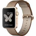 Умные часы Apple Watch Series 2 (42мм), золотистый алюминий (спортивный кофейный/карамельный ремешок) Умные часы Apple Watch Series 2 (42мм), золотистый алюминий (спортивный кофейный/карамельный ремешок)