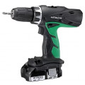 Аккумуляторная дрель ударная HITACHI DV18DCL2 18.0В 2x1.5Ач LiION 13мм 0-400/1500об/мин 43Нм кейс