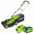 Газонокосилка акк. Greenworks 2501907UA 40В 35см (в компл. 1 аккум 40В 2 А/ч + ЗУ)