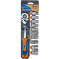 Набор головок KRAFT КТ700318 торцевых и принадлежностей 1/2'' DR 12пр.