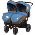 Mobility One P5370 Express Duo - прогулочная коляска для двойни (ДЖИНС)