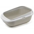 Туалет-лоток Moderna Comfy Step 57x42x25h см, серый