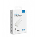СЗУ 2USB 2,1А+1A белый + кабель Apple Dock connector to USB Deppa ULTRA СЗУ 2USB 2,1А+1A белый + кабель Apple Dock connector to USB Deppa ULTRA