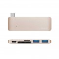 USB-C адаптер для Macbook, 5в1,золото, Deppa USB-C адаптер для Macbook, 5в1,золото, Deppa