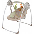 Baby Care Электрокачели Riva с адаптером кофейный