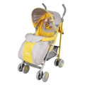 BamBola W807C Мишки - прогулочная коляска-трость с чехлом для ножек ЛЕВ желтыйбеж