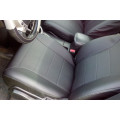 Автомобильные чехлы Seintex из экокожи на FORD FOCUS 3 Titanium Sport серый, 86735