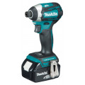 Гайковерт аккумуляторный MAKITA DTD154RFE б\щет 18в 2х3ачli-ion 0-1100\2100\3600об\м 6-ти гр1\4''