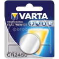 батарейка Varta 6450 CR2450 BL1 (1 шт) батарейка Varta 6450 CR2450 BL1 (1 шт)