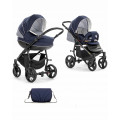 Tutis Mimi Plus - коляска 2 в 1 сине-белыйсетка Tutis Mimi Plus - коляска 2 в 1 сине-белыйсетка