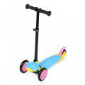 Lider Kids GS-D12 - детский складной трехколесный самокат Blue (голубой) Lider Kids GS-D12 - детский складной трехколесный самокат Blue (голубой)