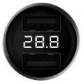 АЗУ Xiaomi ZMI Digital Display Car Charger 2USB (AP621) серебристый