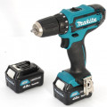 Аккумуляторная дрель MAKITA DF331DWME 10.8В 2х4Ач БЗП-10мм 0-450\1700об\м 30\14Нм 1.1кг чемодан подсв