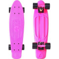Y-Scoo Fishskateboard 22" - скейтборд с сумкой Pink-black
