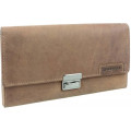 Портмоне WENGER Wildspitz, коричневый, кожа нубук, 17,5×3×9,5 см, W11-18BROWN