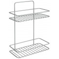 Полка для ванной 2-х уровневая Reflex, 26*13*35 см, Polytherm, Metaltex