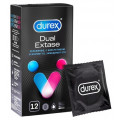 Презервативы Дюрекс Dual Extase (рельеф с анест) №12