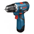Аккумуляторная дрель BOSCH GSR 10,8 V-EC Без акк. и З/У (0.601.9D4.002) 10.8В LiION 0-400/1300об/мин 20/18Нм