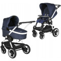Teutonia BeYou V4 - универсальная коляска 2 в 1 Elite Graphite (WHL3) 6025 Atlantic