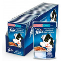 Консервы для кошек Felix Двойной вкус, лосось с форелью, 85г*24 шт.
