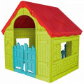 Keter Foldable Playhouse Игровой Дом складной Зеленый-красный