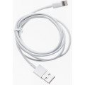Кабель Prolike USB - 8 pin 1,2 м, белый ( Lightning )