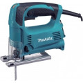 Лобзик Makita 4329K(X1) 450Вт 500-3100ход/мин 65мм-дер 6мм-мет маятниковый в кейсе +пилки