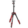 Штатив Manfrotto Befree One MKBFR1A4R-BH алюминиевый сплав (с головой) красный Штатив Manfrotto Befree One MKBFR1A4R-BH алюминиевый сплав (с головой) красный
