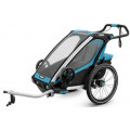 Thule Chariot Sport1 - детская мультиспортивная коляска голубой