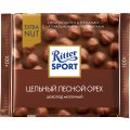 Шоколад Ritter Sport молочный Цельный лесной орех 100г