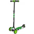 Small Rider Turbo - трехколесный самокат со светящимися колесами, зеленый