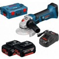 Углошлифовальная машина (болгарка) Bosch GWS 18 V-LI (0.601.93A.30K) 2х5Ач l-boxx
