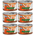 Консервы для собак мелких пород Farmina N&D PUMPKIN MINI, оленина с тыквой, 140г*6шт.